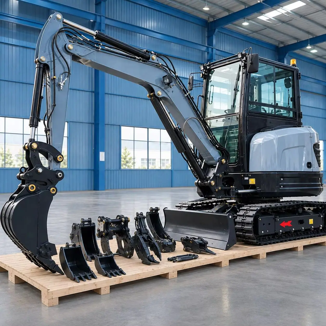 Kubota Engine 3.5 Ton Mini Crawler Excavator Digger CE EPA Euro 5 Customized Heavy Duty Construction Machine