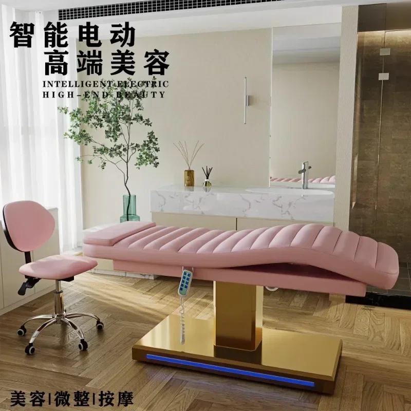 Electric Beauty Bed Ear Picking  Rotating Tattoo Embroidery Bed Plastic Lifting Tattoo Bed Massage