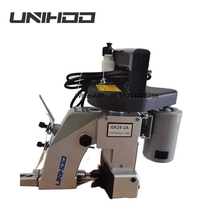 New GK26-22A Mini Flat-Bed High-Speed Double - Iron Chain Stitch Motor Metal Portable Bag Closer Sewing Machine for Bags