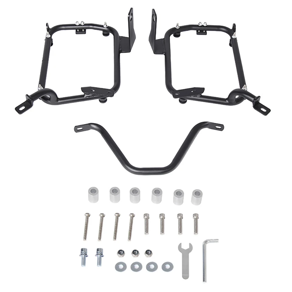 Motorcycle Panniers Rack Saddlebag Bracket Side Boxes Luggage Rack Support Steady Frame for Suzuki V-Storm DL250 250CC