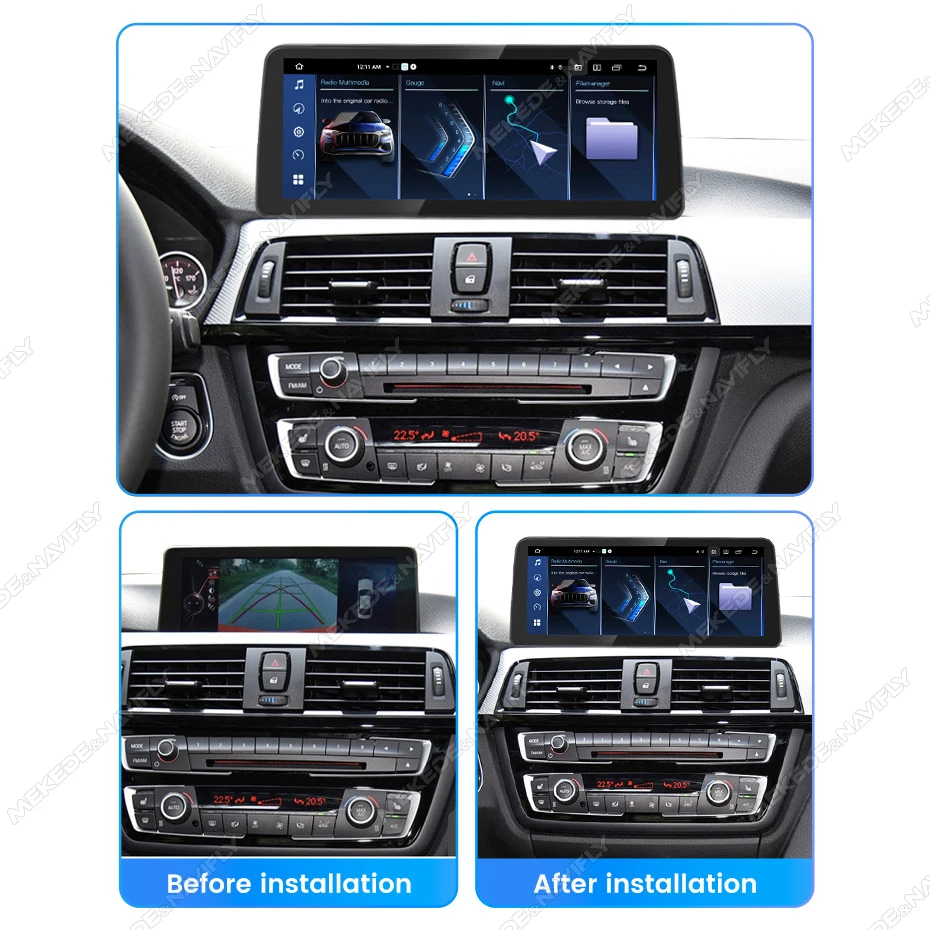 12.3inch Android 14 All in one For BMW 3 4 Series bmw F30 F31 F32 F33 F34 F36 Car Radio Multimedia Player Carplay Android Auto