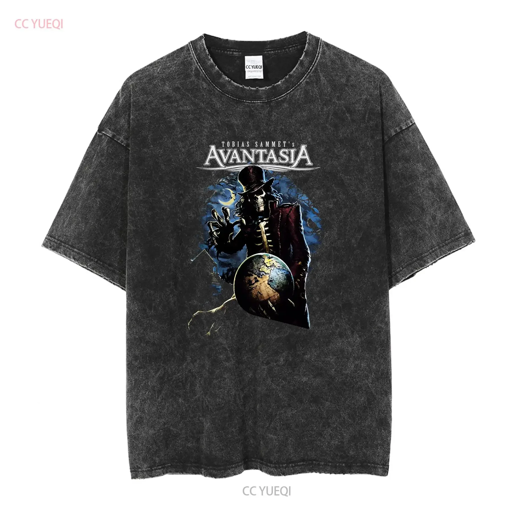 Rare Avantasia Band Tobias Sammets Size T Shirt Cotton S 5XL IR3802 vintage Washed Breathable homme Casual graphic Versatile