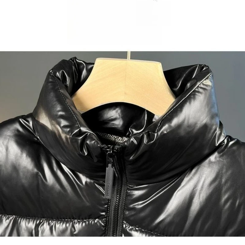Mannen Katoenen Gewatteerde Jas Vesten Grafeen Verwarming Waterdicht Dikker Zwarte Rits Mouwloze Jas Casual Parka Bovenkleding Vest