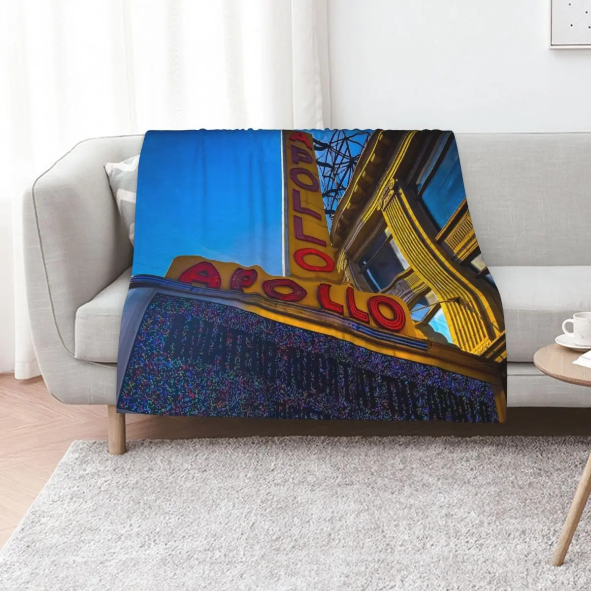 Apollo Theater Harlem Manhattan NYC Throw Blanket For Decorative Sofa warm for winter Softest Comforter Bed Blankets