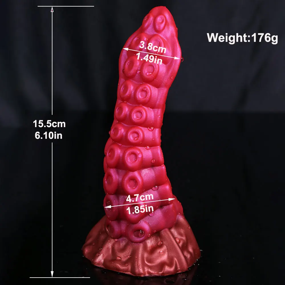 Soft Silicone Small Octopus Tentacle Dildo Animal Fantasy Dildo Colorful Anal Butt Plug Masturbate For Women Men Orgasm Sex Tool