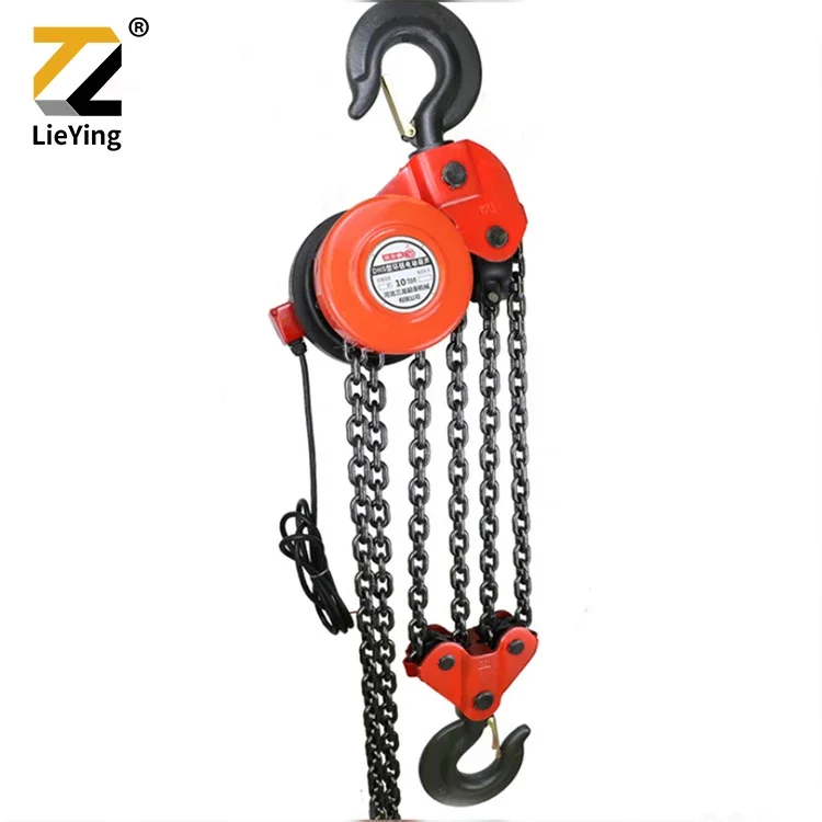 380v 50HZ Group Hanging Type 5 Tons 10 Tons Inverted Climbing Elrctric Chain Hoist for Oil Tank Lifting