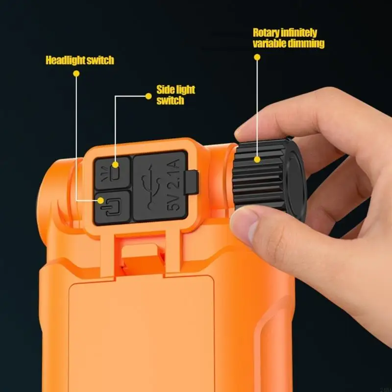 Sturdy ABS Construction Work Light With 4000mAh Battery And Waterproof For Job Locations