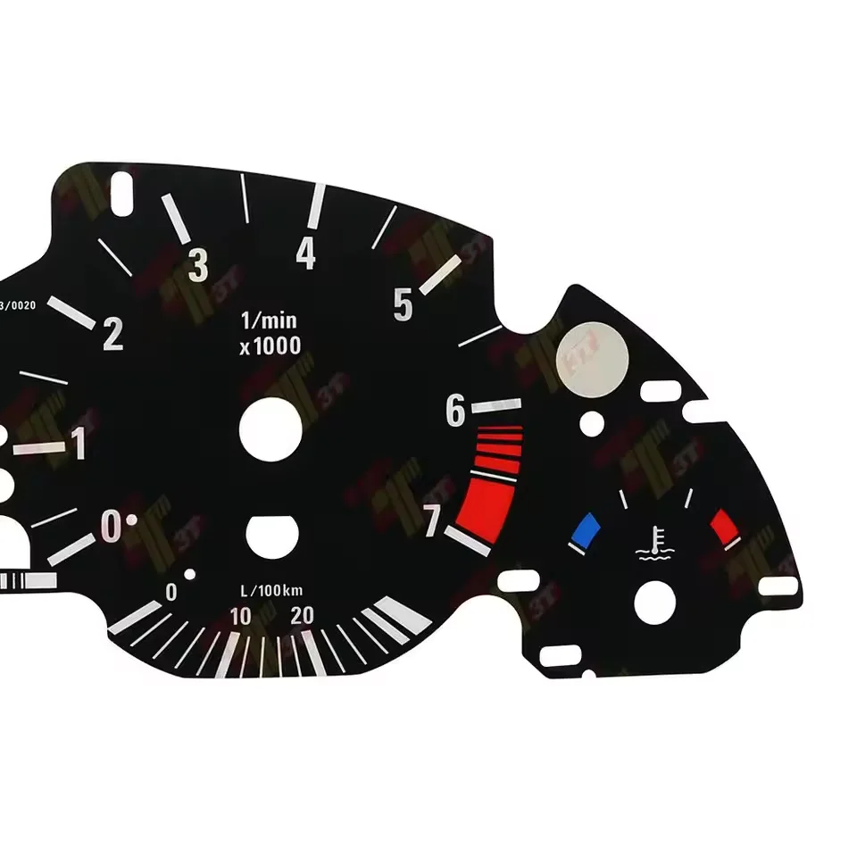 Gauge Face Overlay for BMW E38 E39 E53 X5 Instrument Cluster 140MPH 240km/h 320KM/H