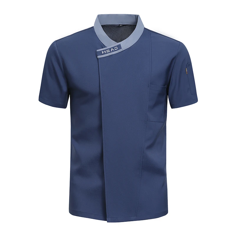 Camicia da cuoco professionale uomo cuoco uniforme giacca da cucina grembiule ristorante abbigliamento da lavoro Hotel abbigliamento da lavoro panetteria cameriere Unisex