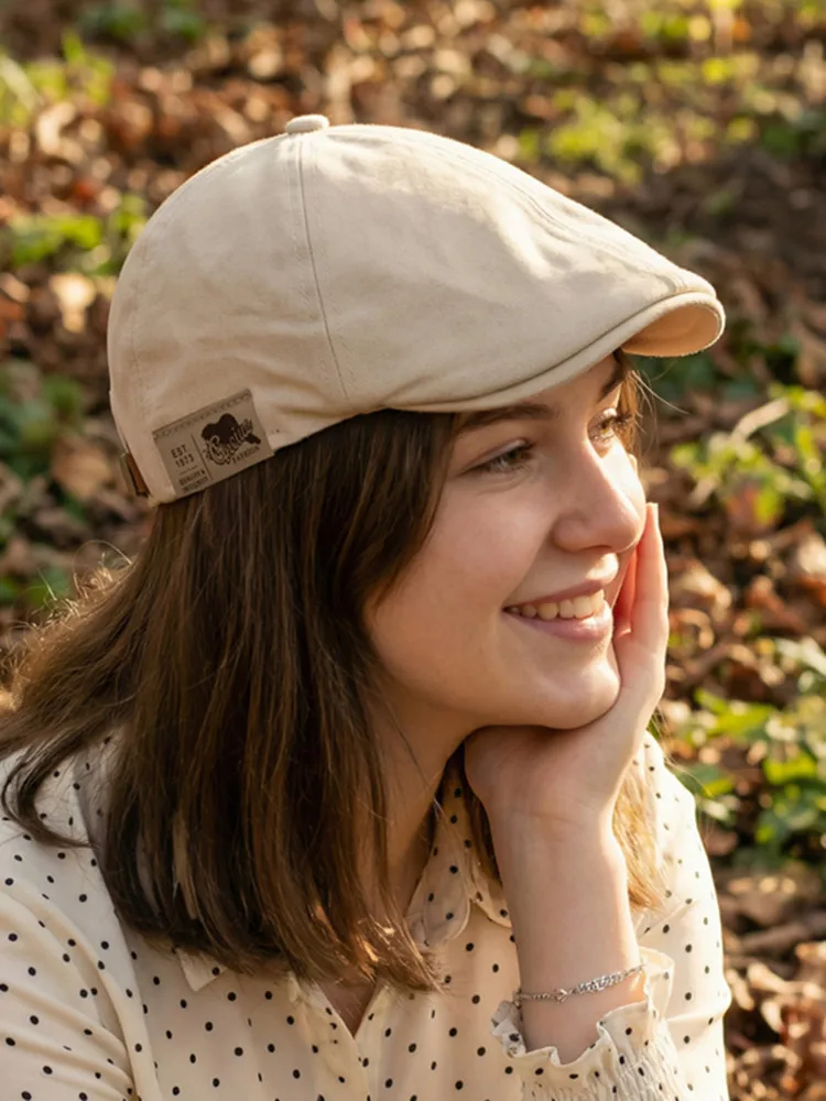 Street Fashion Reversed Peaked Cap Damesbaret Lente/Zomer Unisex Veelzijdige Hip-Hop Forward Cap voor bescherming tegen de zon en schaduw - afbeelding 2