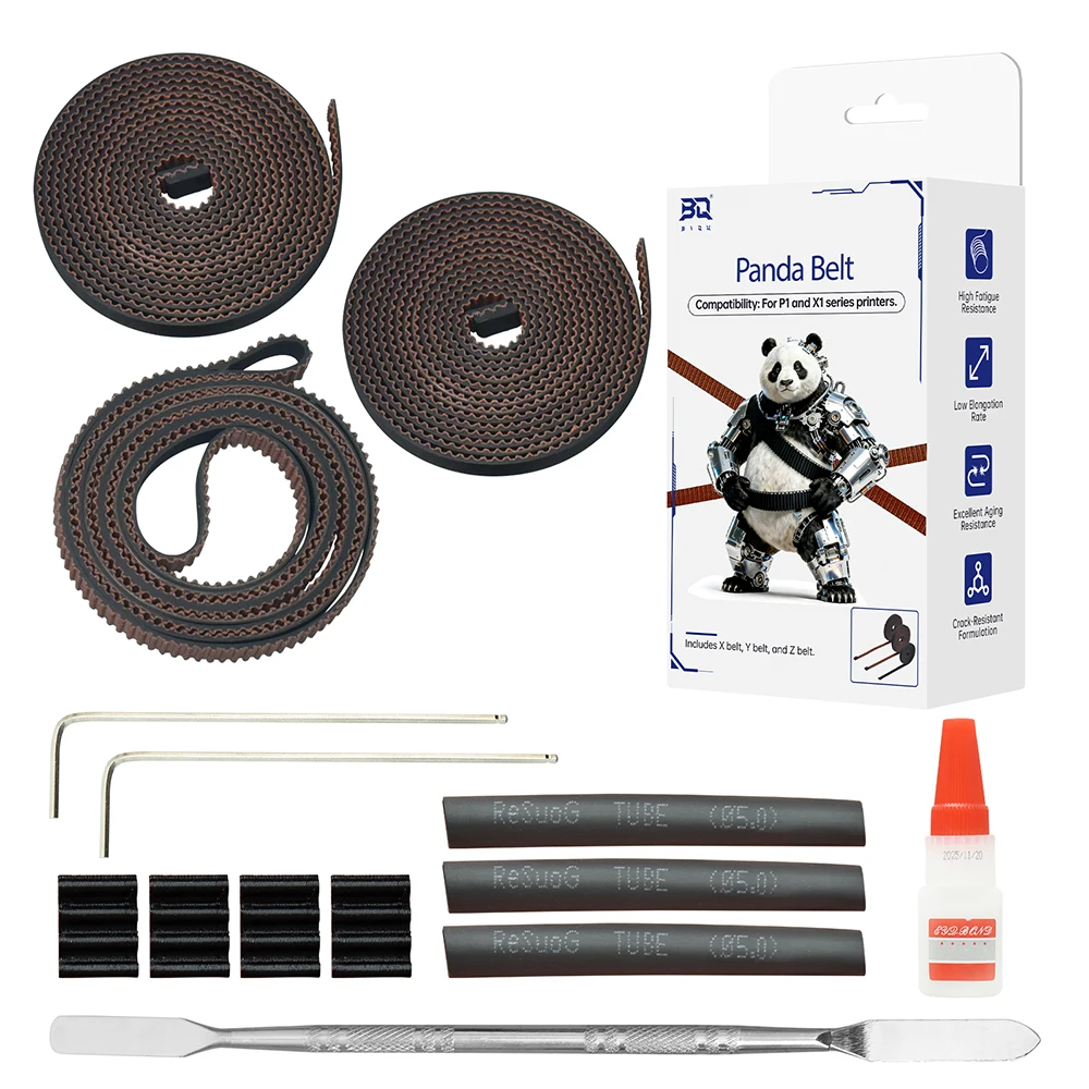

BIQU Panda Belt X/Y/Z-Axis Synchronous Belt High Temperature Wear Resistance Low Extension 3D Printer Parts For Bambu Lab X1/P1