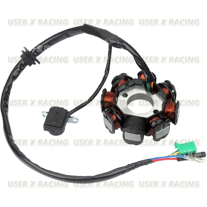 USERX Universal Motorcycle Accessories Engine magneto stator coil For Scooter ATV GY6 125cc 150cc QMJ152 QMJ157