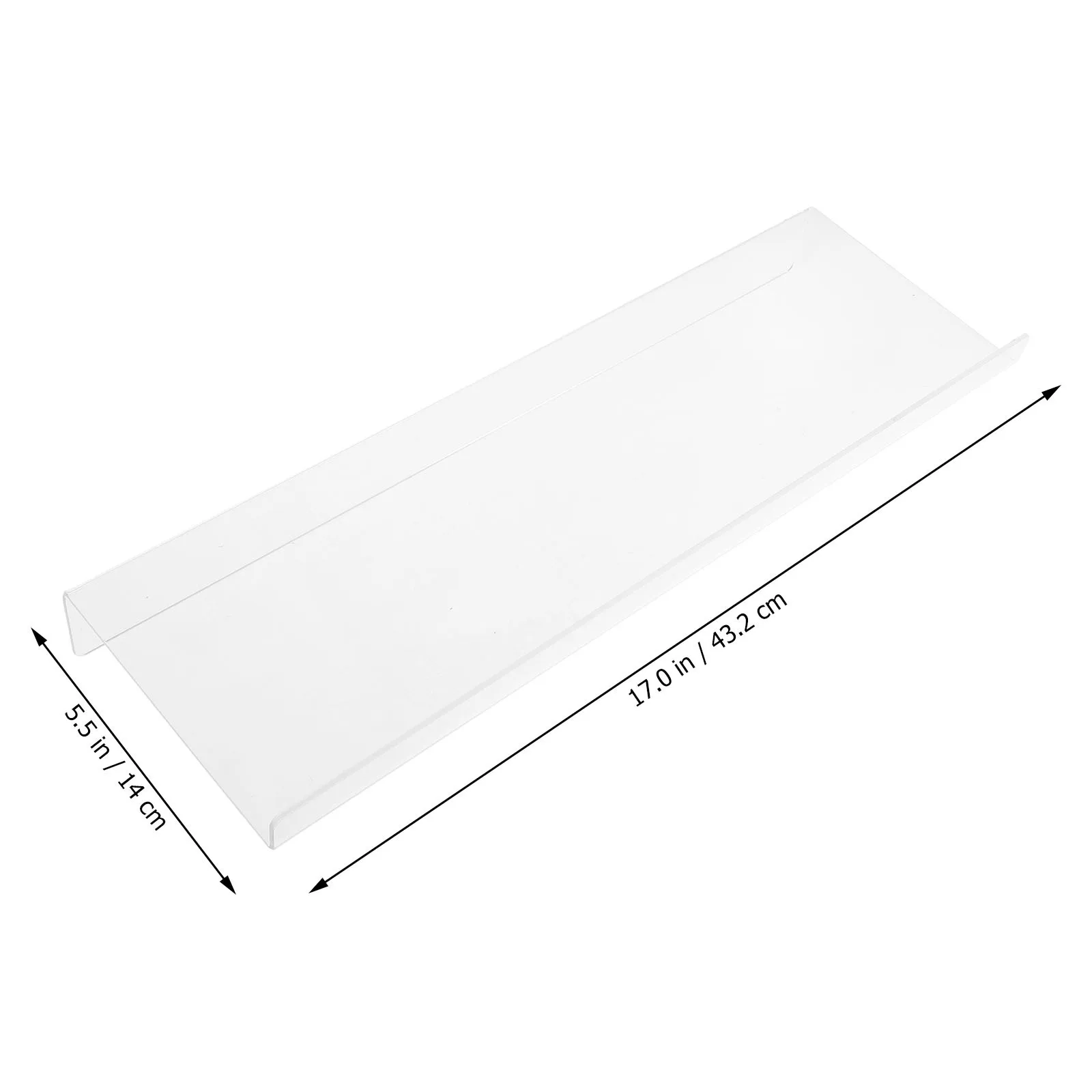 Aesthetic Clear Acrylic Keyboard Stand for Desk Home Office Gaming Ergonomic Design No Installation Required