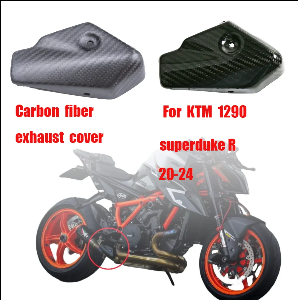 Kit de carénage de panneau latéral de garde-boue 100% 3K en Fiber de carbone Pure pour moto KTM 1290 Super Duke R EVO RR 2023 2022 2021 2020