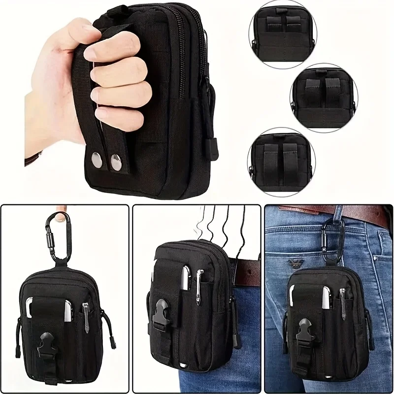 Outdoor waist bag - Multi-functional waist bag, phone bag, suitable for hiking, camping and outdoor activities