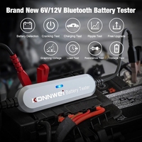 KONNWEI BK100 Car Motorcycle Battery Tester 100-2000 CCA Charging Cranking Test Tool 6V 12V Bluetooth Battery Monitor Analyzer