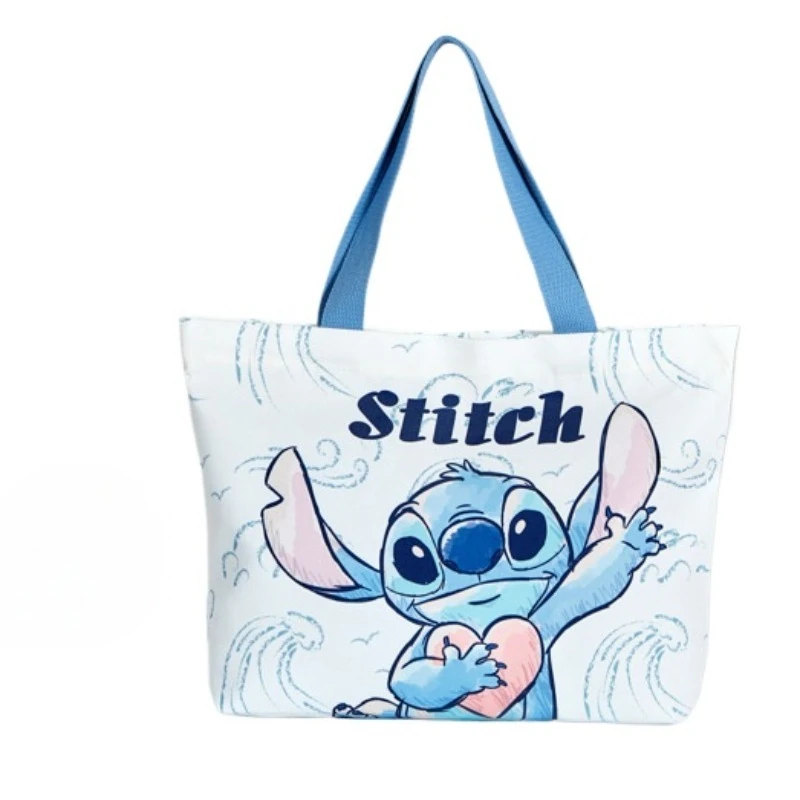 

Disney Stitch and Strawberry Shoulder Bag Tote Bag for Women Girls Large Capacity Canvas Holiday Gift Commute Shopping