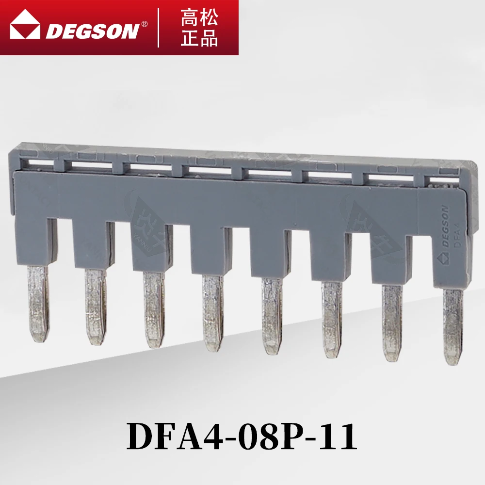 10Pcs DEGSON DFA4-02P-11-00ZH DFA4-04P-11 Screw Type DIN RAIL TERMINAL BLOCKS PHOENIX CONTACT FEED-THROUGH Lead 7439-92-1