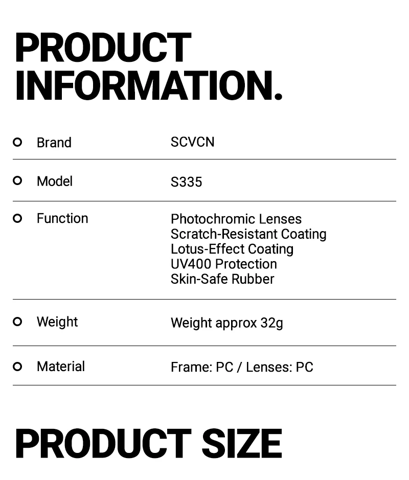 SCVCN Outdoor Radfahren Sonnenbrille UV400 Brillen MTB Rennrad Radfahren Schutzbrille Männer Frauen Fahrrad Sport Wandern Gläser – Detail 20