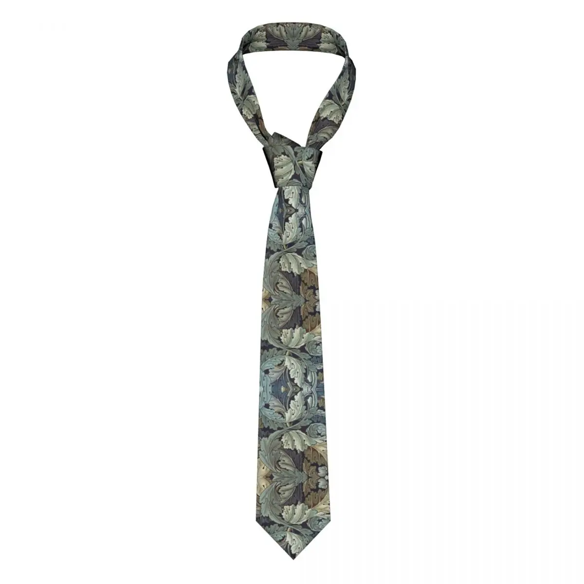 Formal Acanthus By William Morris Neckties Men Customized Silk Textile Pattern Office Ties