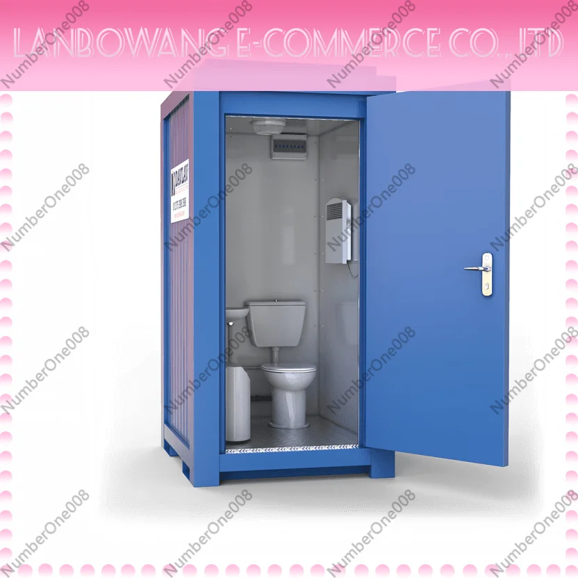 Modern Prefabricated Outdoor Portable Toilet Bathroom with Sandwich Panel Construction for Camping Construction Site