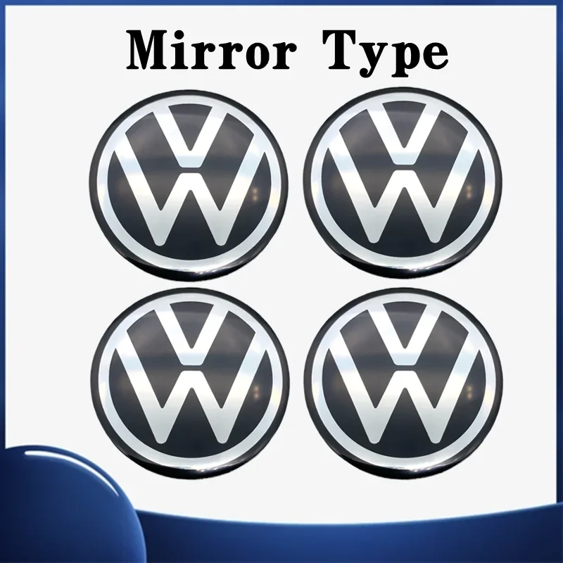 56/60/65/70/75/90/120mm Car Wheel Center Decal Hub Sticker for VOLKSWAGEN Golf 5 6 7 Polo Passat Tiguan CC Bettle Bora Touran