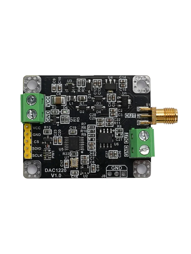 

DAC1220 module 20-bit high-precision DAC digital-to-analog converter adjustable Plus or minus 10V output SPI communication