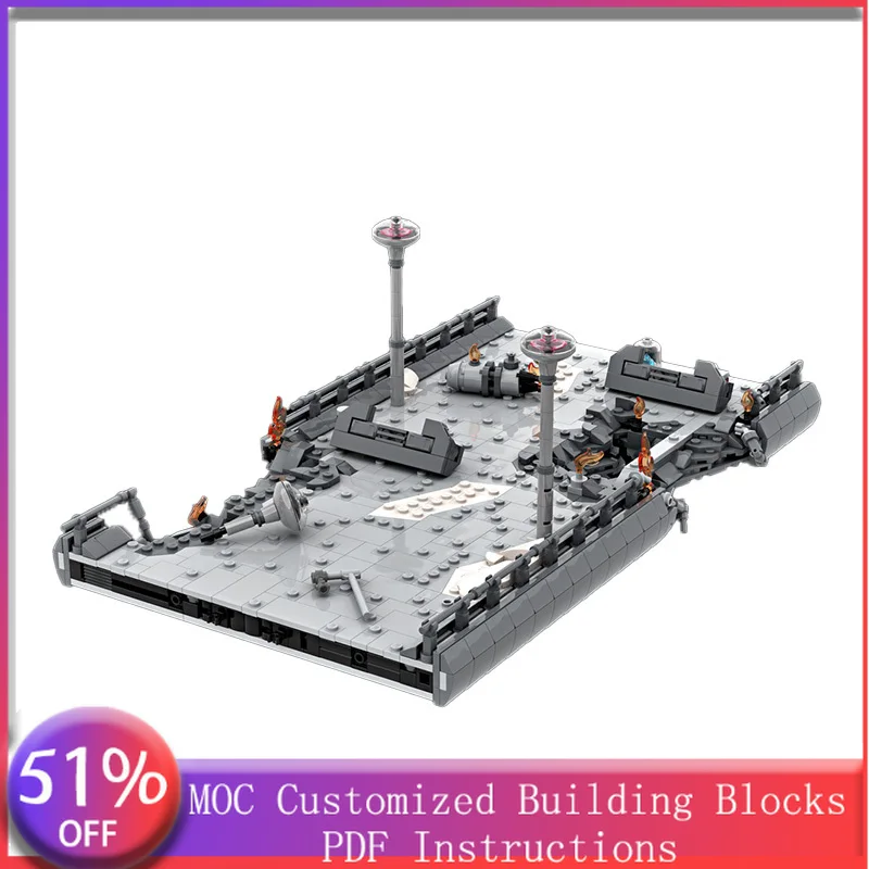 

Набор для сборки MOC «Звездные битвы» (1007 деталей): культовая сцена, модульный конструктор, развивающая игрушка, простой дизайн, DIY, подарок на праздник