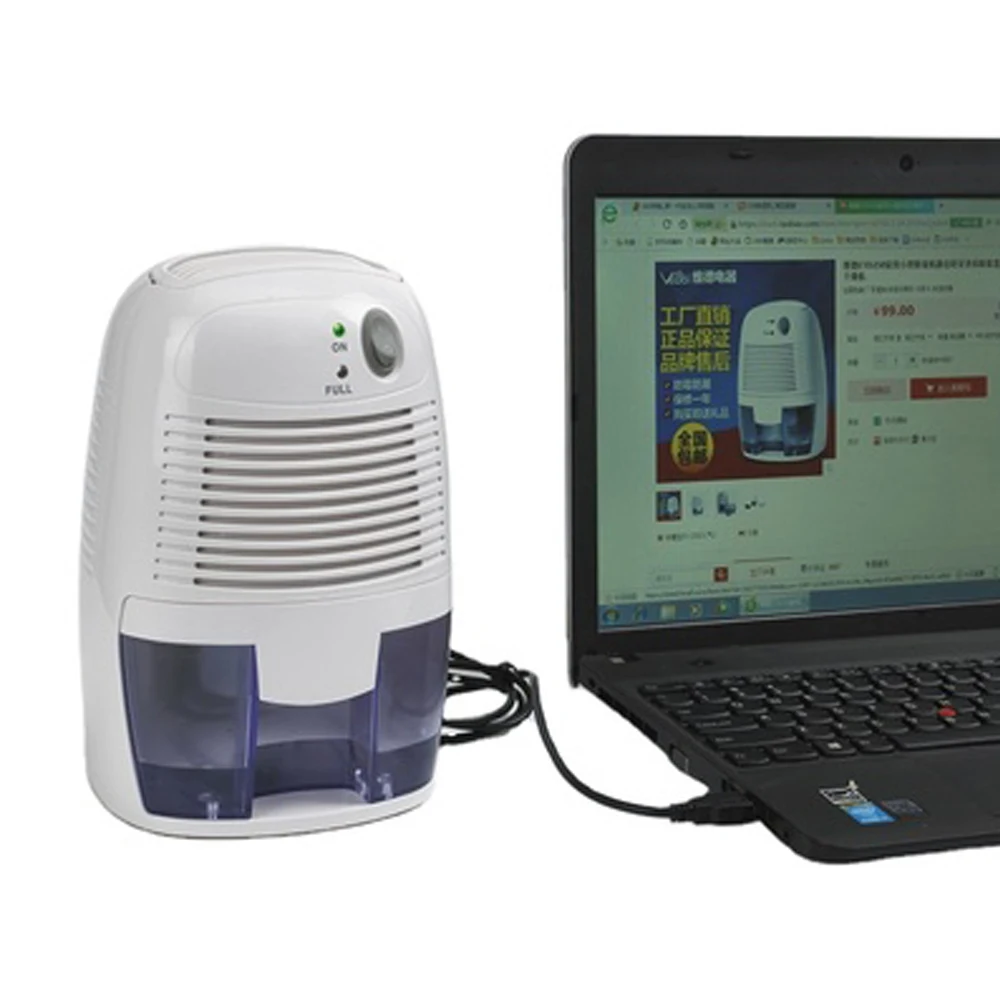 Мини-осушитель, бытовой бесшумный осушитель, сушильная машина для гардероба, бесшумная сушилка для подвала с резервуаром 500 мл