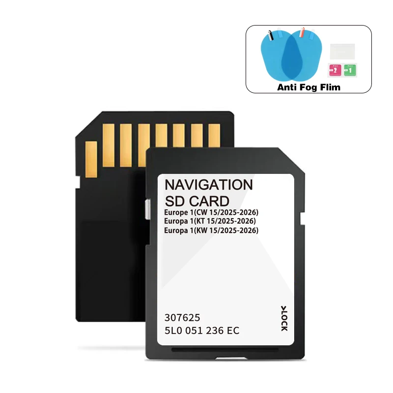 

A1 2025-2026 for Skoda Octavia Superb Fabia Rapid Car Navigation SD Card 32GB Europe UK Map GPS 5L0051236EC with Free Shipping