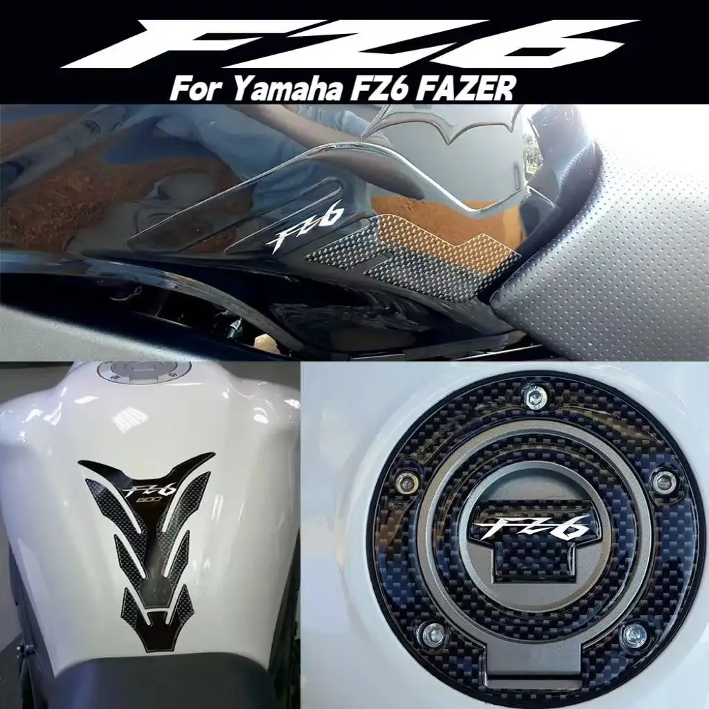 

For Yamaha FZ6 FAZER Motorcycle Accessories Waterproof Protective Sticker 3D Epoxy Resin Protective Sticker