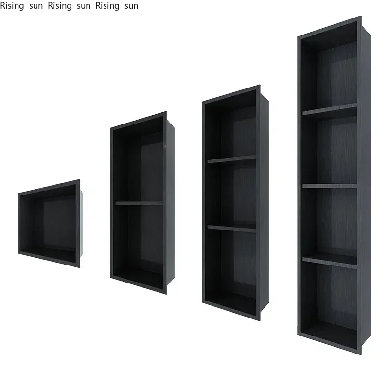 

Настенный шкаф из нержавеющей стали для ванной комнаты, металлический телевизор, настенный шкаф из нержавеющей стали, готовая полка для хранения