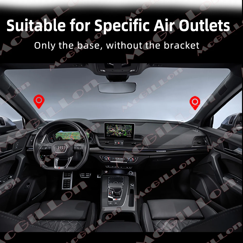 Universal 17mm Kugelkopf für Auto Air Vent Clip Telefon Halterung 360 Grad Drehbare Auto Air Outlet Telefon Halter basis Zubehör – Detail 7
