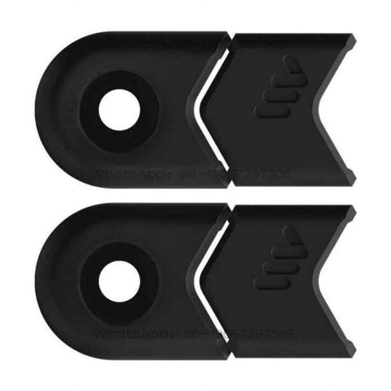 Black crank protective cover anti-collision and wear-resistant for accessories