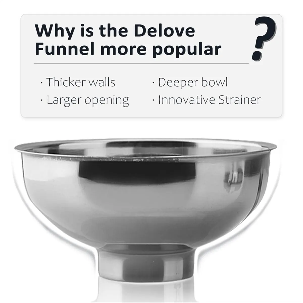 A22I Canning Funnel with Strainer for Wide and Regular Jars - Wide-Mouth Funnels for Kitchen Use 3 Pack