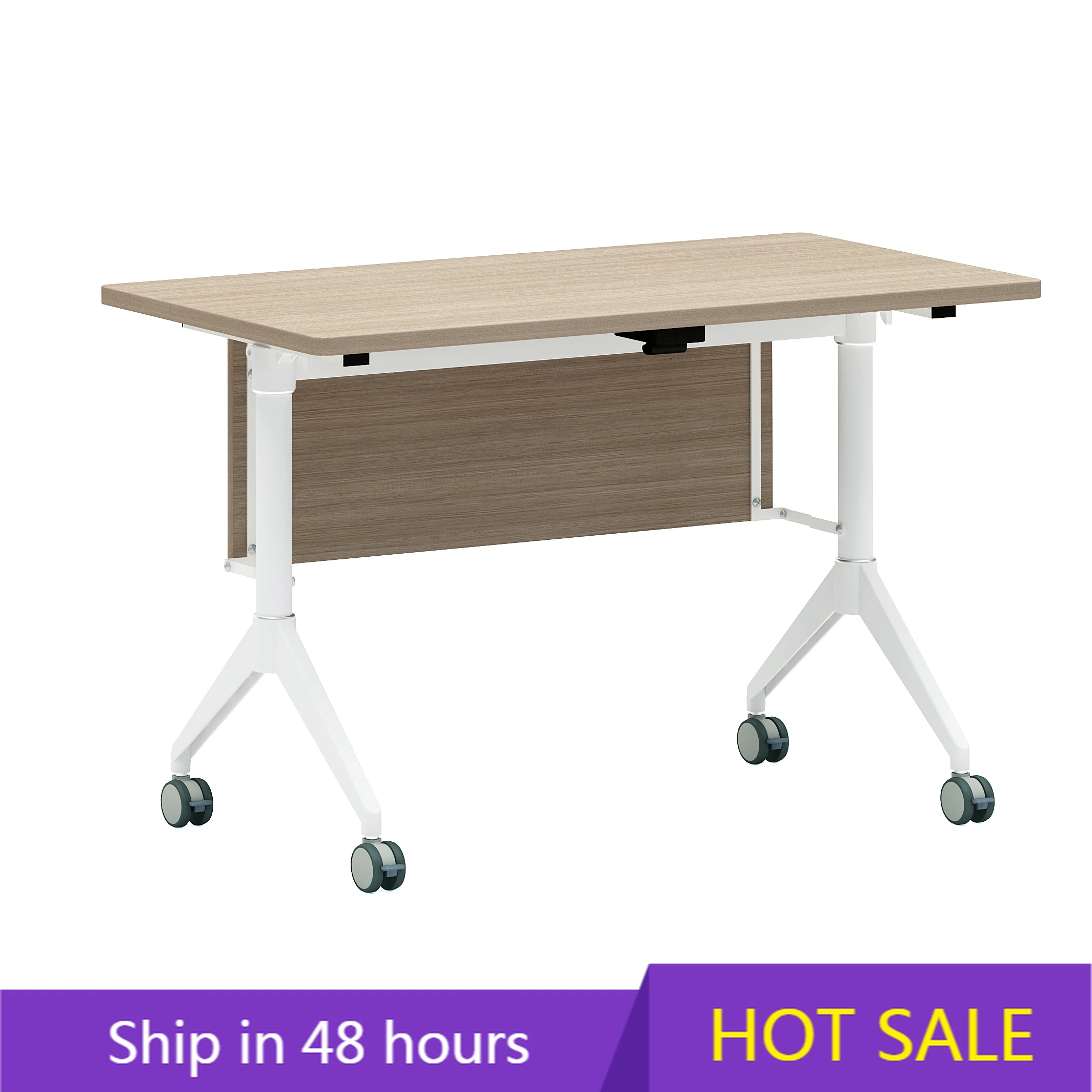 

YTYIN KALN Factory Direct Price Folding Training Table Exporter Wooden Folding Training Table Furniture Legs Desk Steel Frame