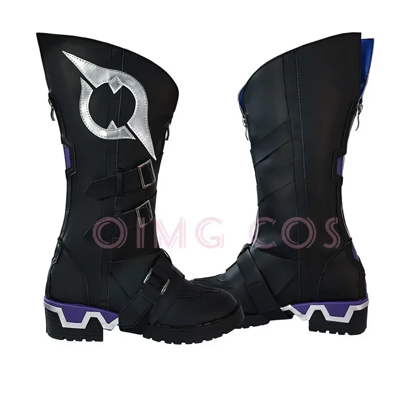 Genshin Impact Ororon Scarpe Cosplay Stile Anime Cinese per Uomo Gioco di Halloween