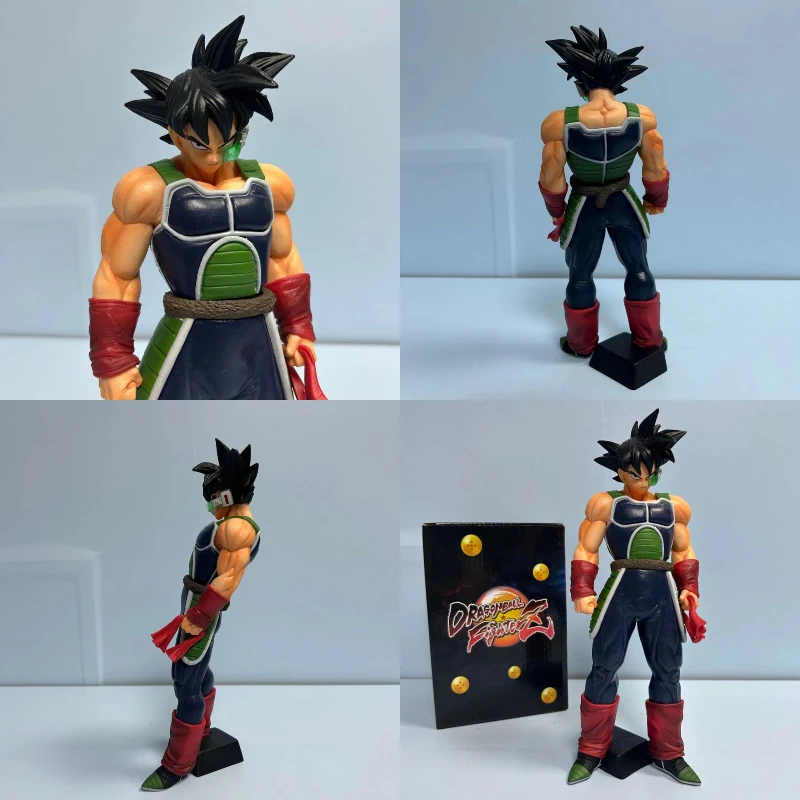 28 cm Anime Dragon Ball Z Fighterz Bardock Ros Comic Kleur Staande Saiyan Armor Pvc Figuur Standbeeld Model Ornament Boxed