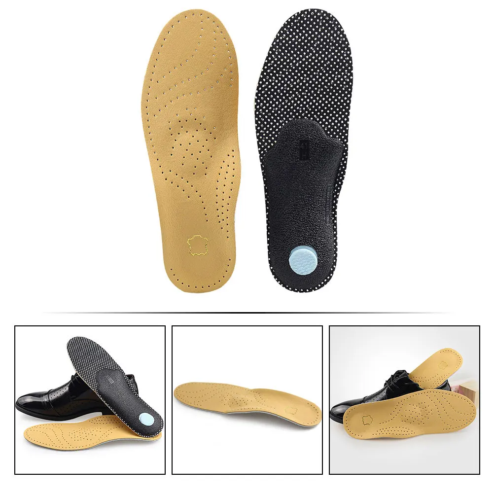 1 Pair Latex Anti-Slip Insoles Arch Support Pads For Flat Feet Orthotic Cushion Foot Care Tool Lightweight Breathable