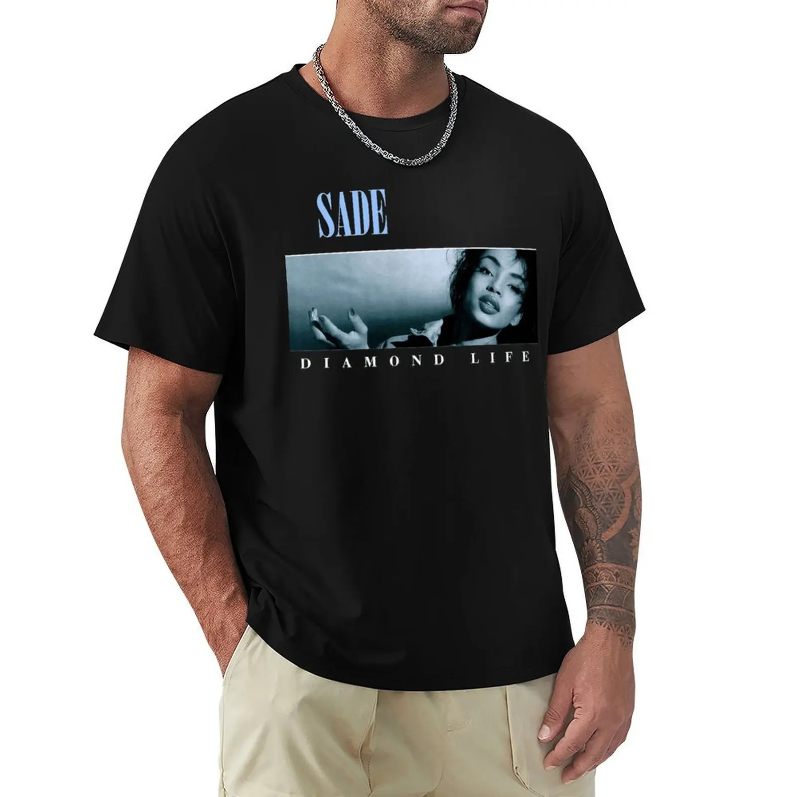 

Sade Diamond Life - Transparent T-Shirt rapper graphic tees anime clothes shirts graphic tee men
