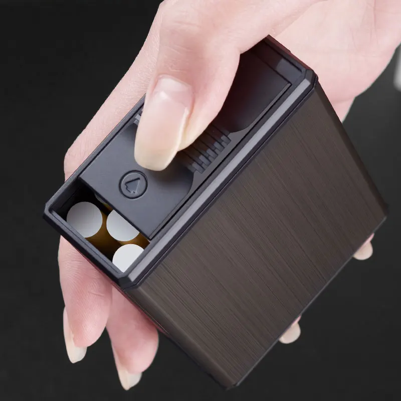 Cigarette Case Whole Package 20pcs Capacity Cigarette Box Waterproof Moisture-proof Tobacco Pocket Storage Box Men Smoking Tools