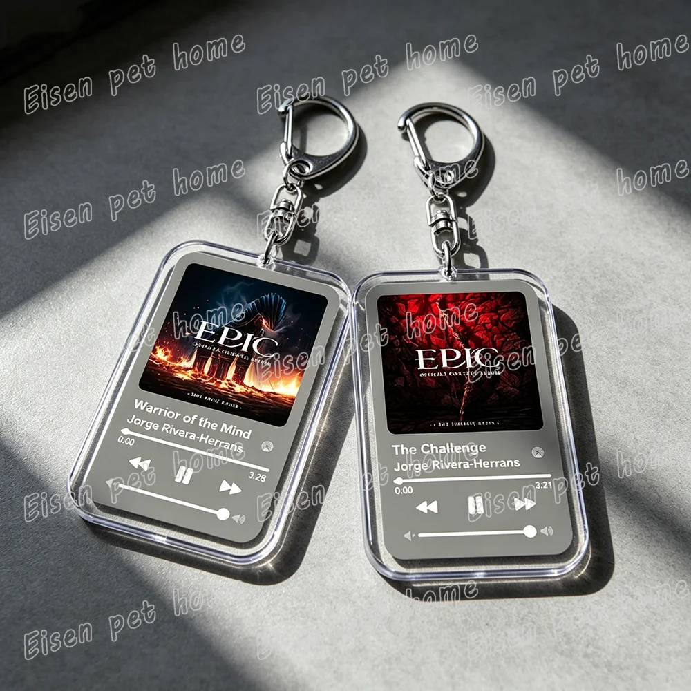 Music Epic The Musical Keychain for Women Accessories Bag Odysseus Poseidon Greek Mythology Album Keyings Jewelry Gifts
