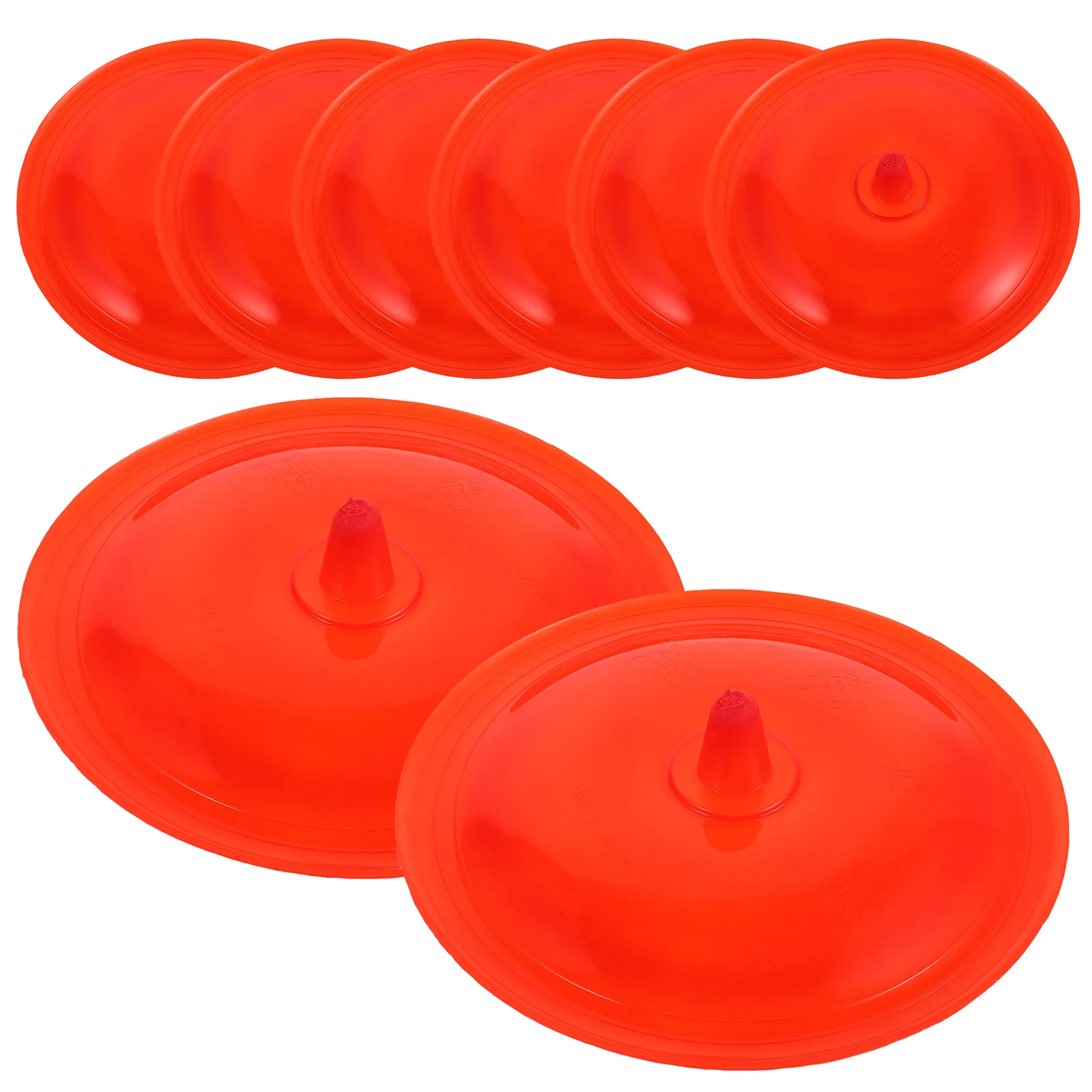 

8Pcs Round Enamel Spittoon Lids Universal Fit for Urinal Buckets Potty Chairs Chamber Pots Tight Seal Easy Installation