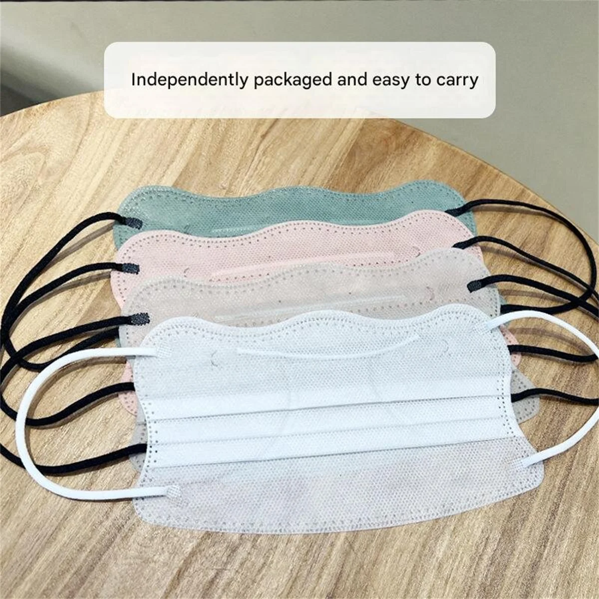 50pcs eye protection v-shaped v-face beauty mask butterfly wave butterfly shape disposable Morandi independent packaging