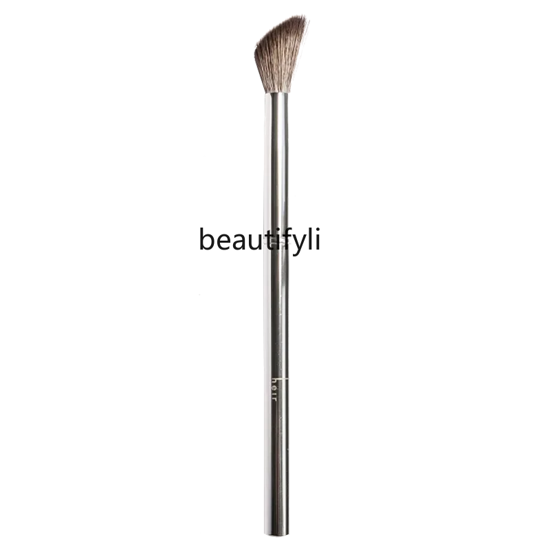 

Small Silver Bar Traceless Loose Powder Makeup Brush Blush Eyeshadow Brush Soft Hair Concealer Foundation Brush Makeup