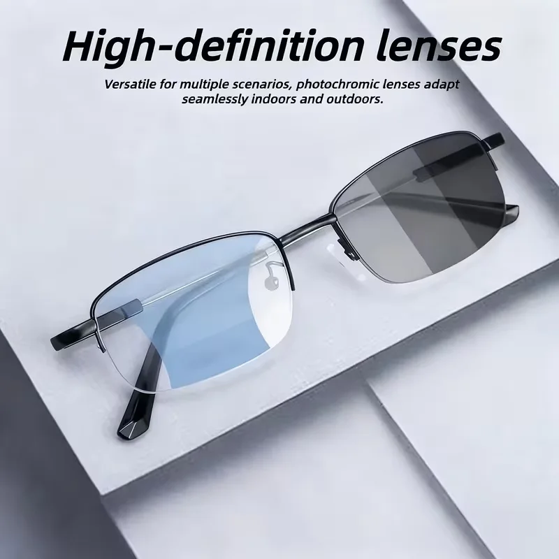 Image of 2026 Titan Photochrome Progressive Multifokal-Lesebrille für Herren Anti-Blaulicht Multifokus-Lesebrille für Damen 1.0-3.5