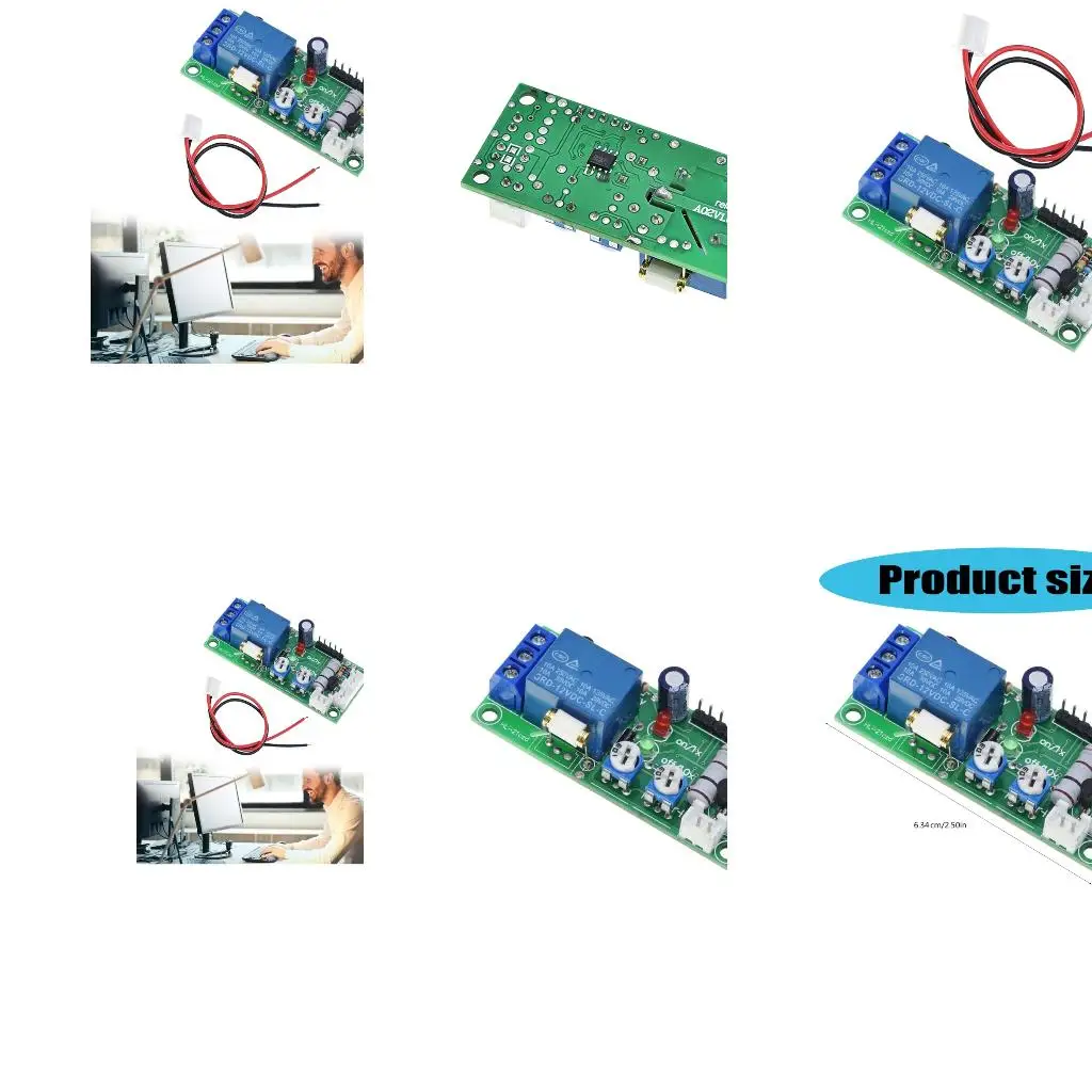  Extended Delay Ranges Vibration Sensors Relays Switcher Including Adjustable Sensitivity 10A Contact Relays for Flexible