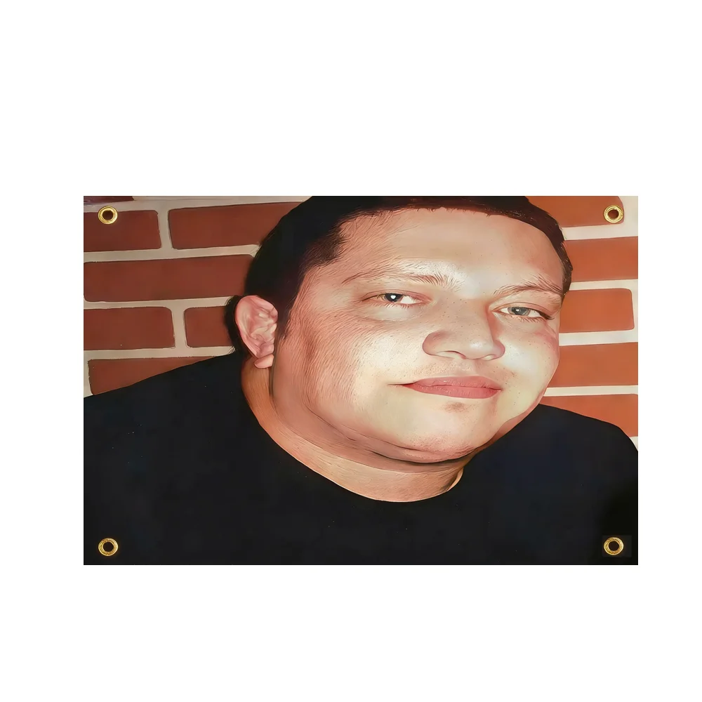 Divertido tapiz de Sal Vulcano, bandera de Meme de payaso realista, 2x3 pies, 3x5 pies, colgante de pared para decoración de habitación, arte de pared estético, decoración del hogar