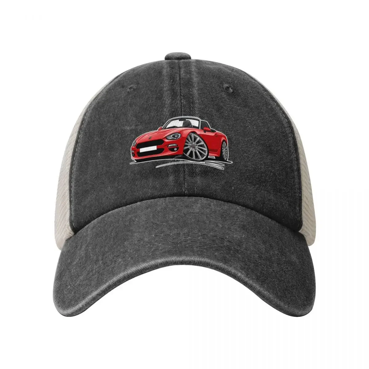 Fiat 124 Spider Red Baseball Cap Golf Hat Hat Beach Bobble Hat Men's Hats Women's