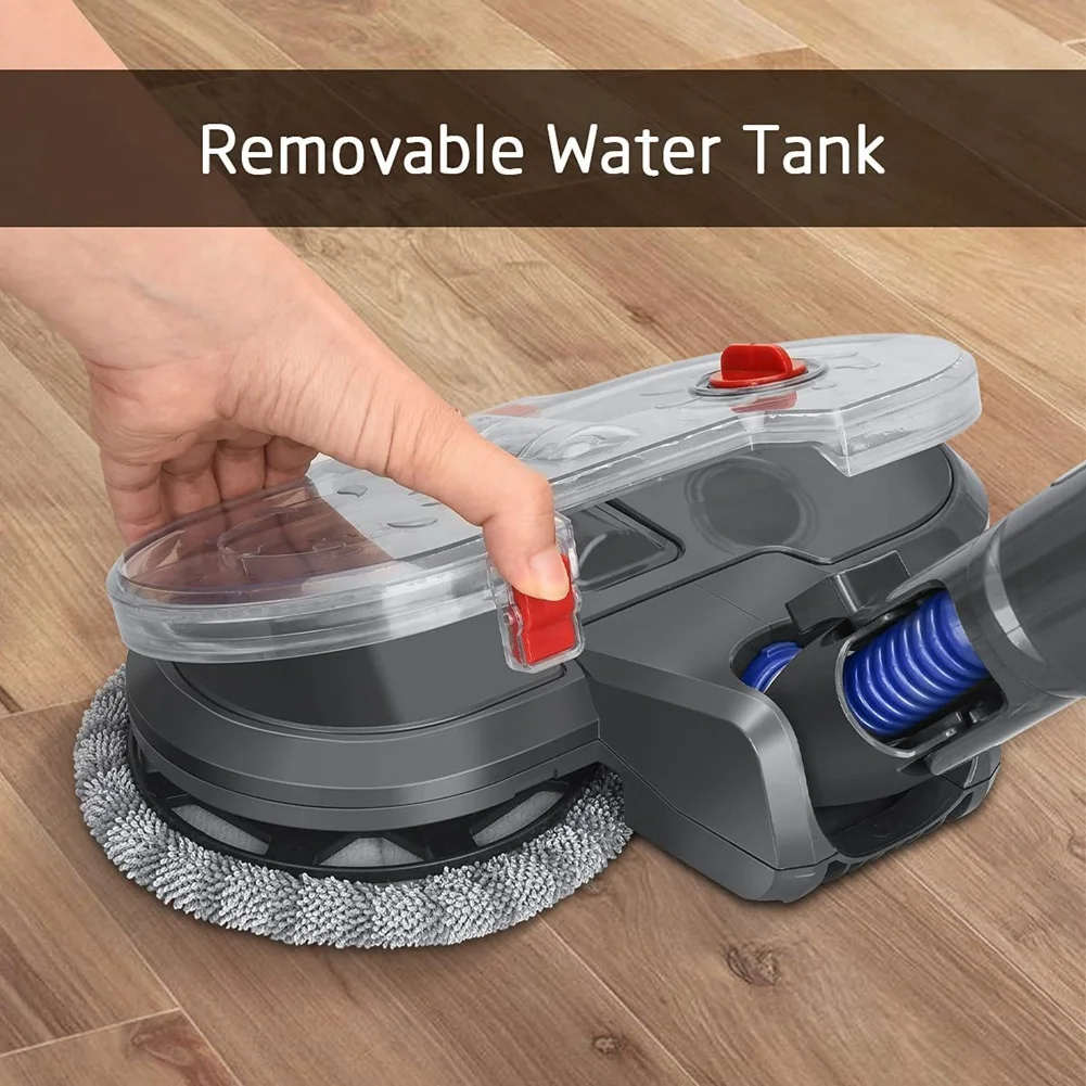 L65A Electric Mop Attachment for Dyson V6 Animal/ Fluffy/ Total Clean DC58/DC59/DC61/DC62/DC74 with Detachable Water Tank